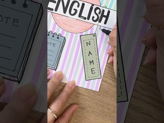 Front page idea: English ⭐️  | Creative & Easy Designs