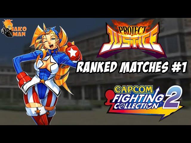 Capcom Fighting Collection 2: Project Justice Ranked Matches #1