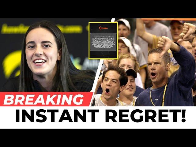 INSTANT REGRET Hits WNBA After Caitlin Clark FANS Give a Reality Check!