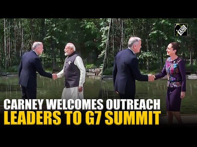 Canada's Prime Minister Mark Carney welcomed outreach leaders to the G7 Summit in Kananaski