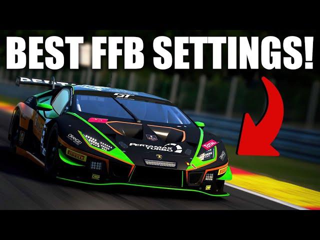 The *BEST* Assetto Corsa Competizione Force Feedback Settings for Logitech G923/G920/29