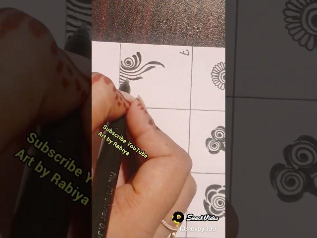Basic elements of henna..Art by Rabiya