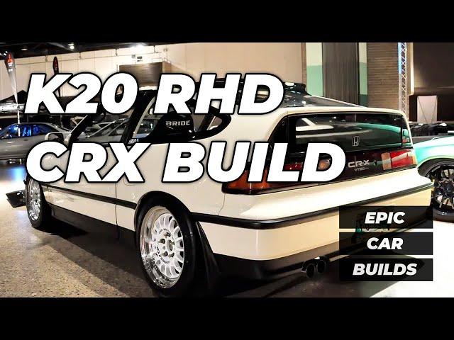 Restoring a RHD EF Honda CRX with a JDM K20 Swap