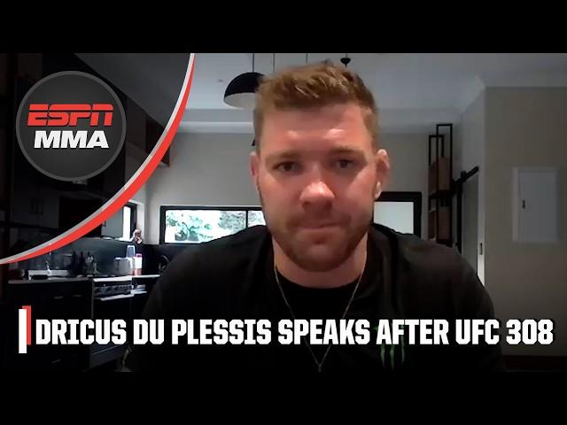 Dricus Du Plessis Interview: Thoughts on UFC 308, how he’d beat Khamzat Chimaev & more | ESPN MMA