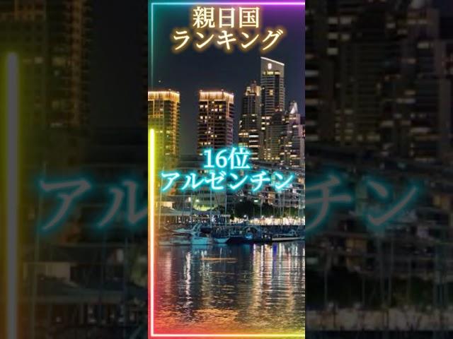 親日国ランキング #日本 #パラオ #親日国
