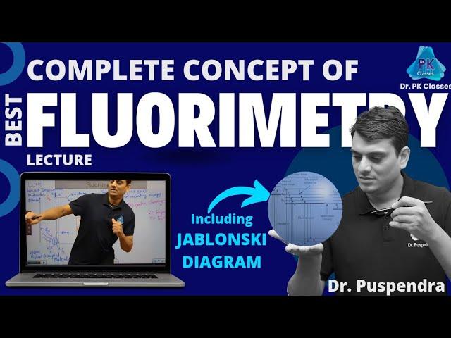 Fluorimetry - Complete Concept | Jablonski Diagram Explained | By Dr. Puspendra | Dr. PK Classes