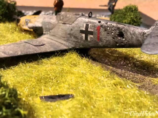 WW2 shot-down messerschmitt