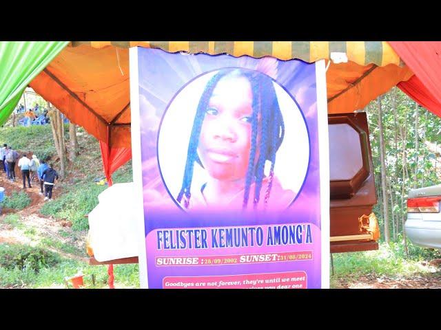 MOI UNIVERSITY SAD MOMENTS AS THEY BURRIED THEIR COMMRADE IN A SORROWFUL WAY//RIP FELISTER 