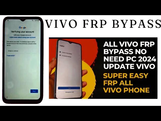 All Vivo Frp Bypass With Out Pc 2024 Update Android 13 & 14 | Google Chacha