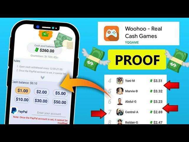 Woohoo - Real Cash Games Payment proof | Woohoo app Review