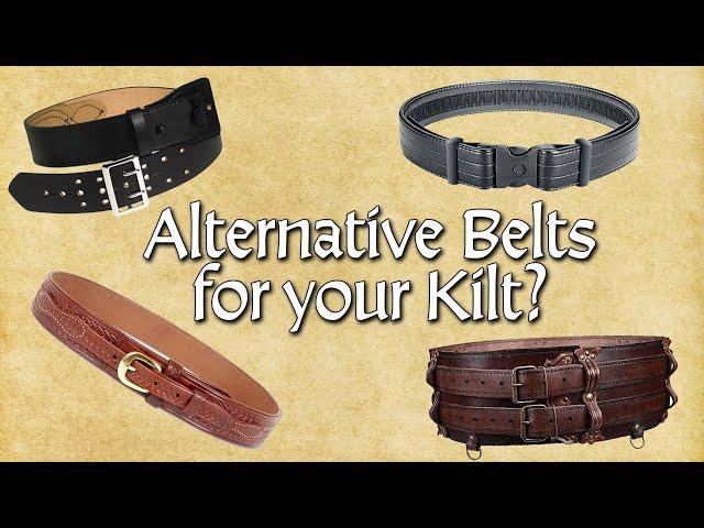 Do You Have to Wear a Kilt Belt with the Big Buckle?