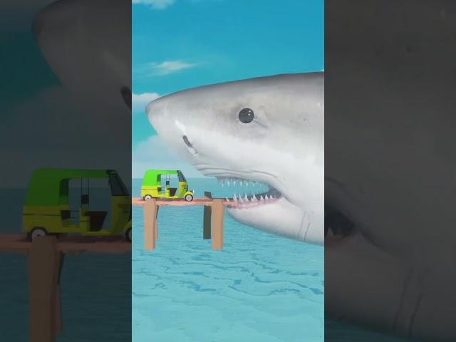 OHIO Cars Vs Shark Part 73 BeamNG.Drive | #beamngdrive #skidibitoilet