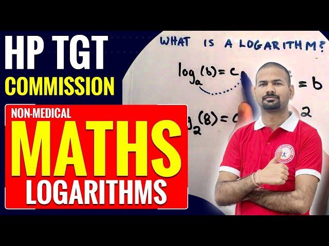 Non-Medical: Math Logarithms | HP TGT Commission Math Coaching with Competition Guru #hptgt2025
