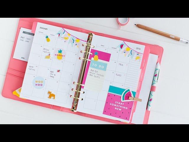 Decorate your kikki.K Planner & Live What you Love