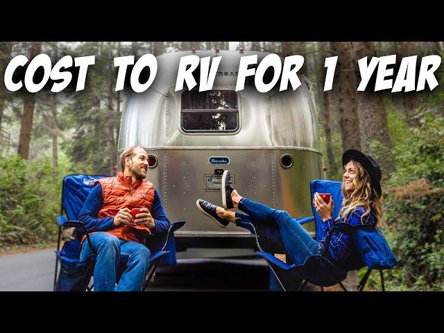 COST OF LIVING IN AN RV FOR 1 YEAR! - It's not that much..