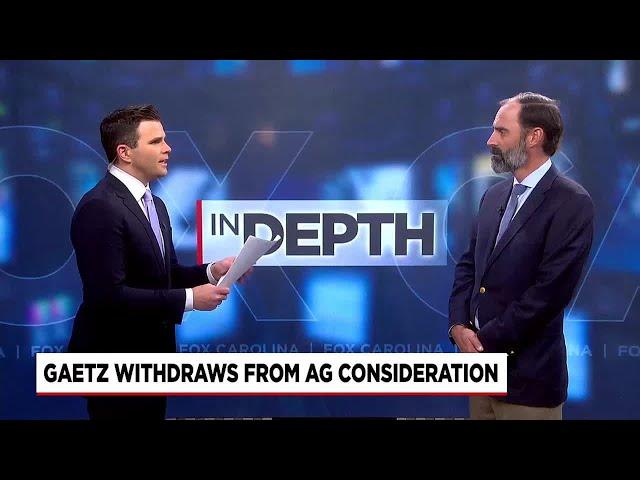 Gaetz Withdraws from AG Consideration