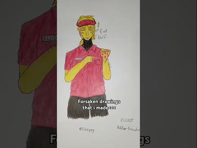 forsaken drawings || @Lizzyxyi ||  #fypviralシ #roblox #4urpage #art #blowup #drawing