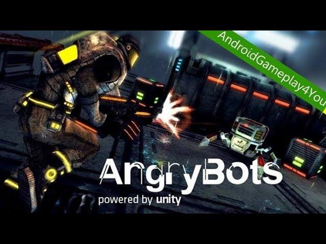 Angry bots 3D unity demo Gameplay - Apk