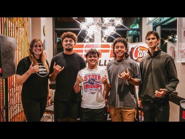 Tama Amisone, Javian Goo, and Titan Lacaden | The Student Section at Raising Cane's