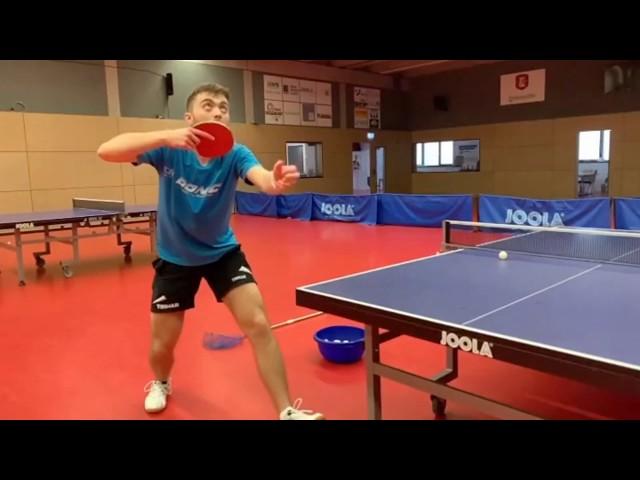 Professional Table Tennis Training at Bundesliga 1. Club ASV Grünwettersbach, KITT powered by JOOLA