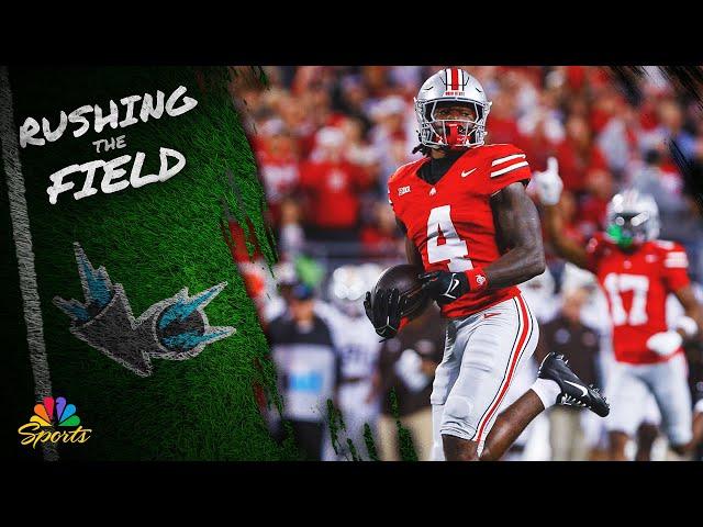 How Ohio State WRs Emeka Egbuka, Jeremiah Smith thrive | Rushing the Field | NBC Sports