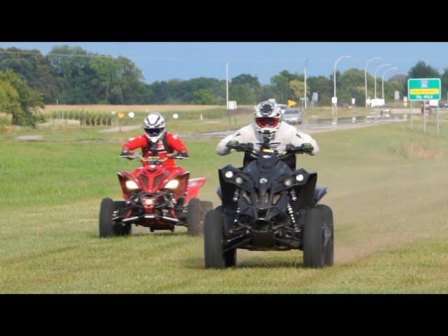 Raptor 700 and Renegade 1000 Ditch Riding