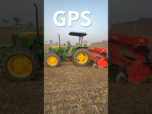 Johndeere GPS system 8ft agrizone superseeder #agrizone #gps #farmer #farming#tractorstunt #jattlife
