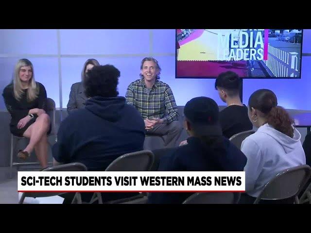 Western Mass News hosts Sci-Tech students for Future Media Leaders visit