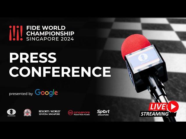 Press Conference | Ding Liren vs Gukesh D | FIDE World Championship 2024