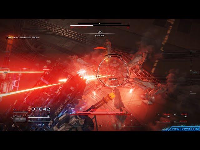 Armored Core 6 (VI) - Sea Spider Boss Fight - EASY BRUTE FORCE STRATEGY