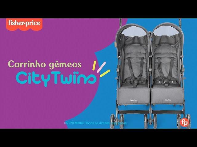 Carrinho de bebê | CITY TWINS | Gêmeos | Fisher-Price