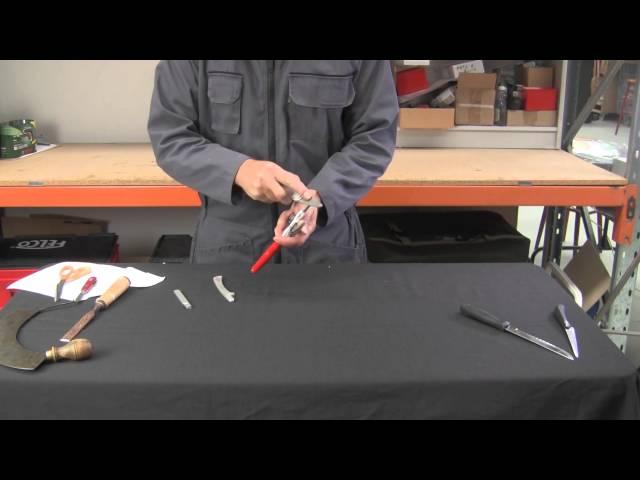 How to Sharpen a Pair of Secateurs with a Swiss Istor Sharpener