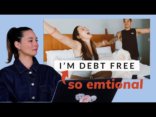 5 Years Debt Free | reacting to paying off $200,000 of debt | aja dang