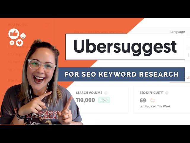 Ubersuggest Tutorial for SEO Keyword Research | Beginner-Friendly Search Engine Optimization