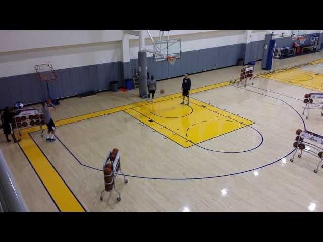 Stephen Curry Three-Point Contest Practice Round