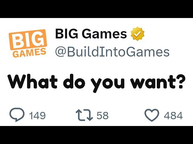 Big Games asks what YOU want in Pet Simulator 99