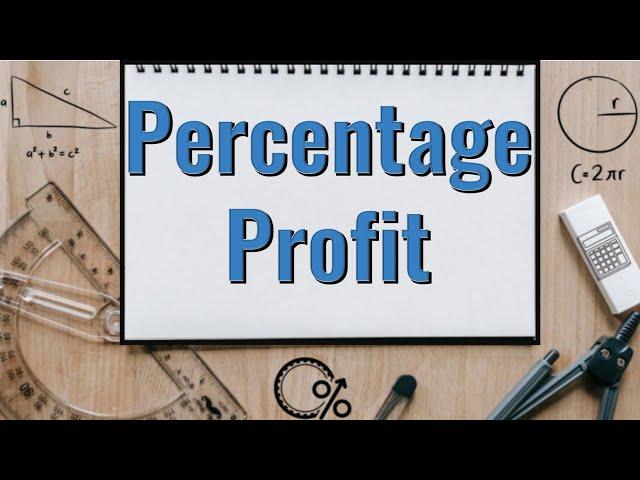 How to Calculate Percentage Profit | Percentage Answer