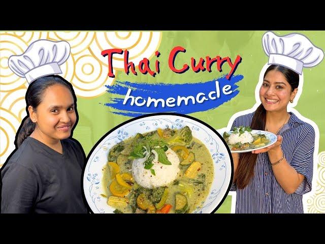 HOME MADE THAI CURRY | COOKING VLOG | KRISHNA MUKHERJEE