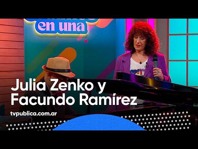 Julia Zenko y Facundo Ramírez en Estamos en Una