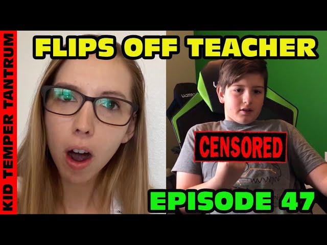 Kid Flips Off School Teacher In Zoom - Storyfire Version