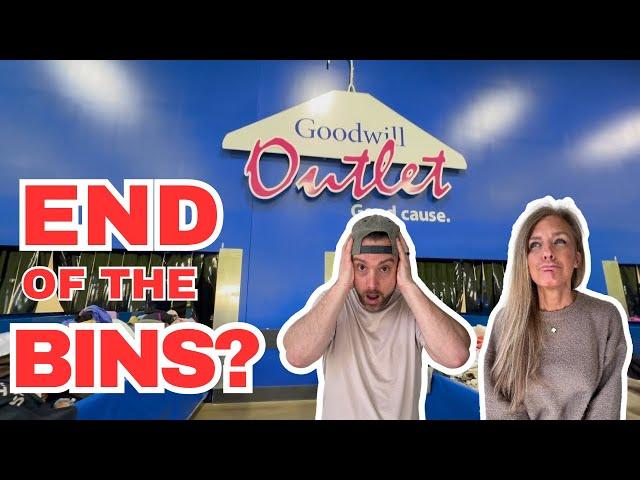 Goodbye Bins?  Thrifting The Goodwill Bins Is Changing As We Know It!  Reselling Online