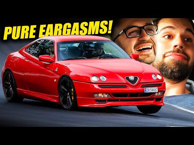 Baby Ferrari! Alfa Romeo GTV 916 3.2 V6 ROARS! // Nürburgring