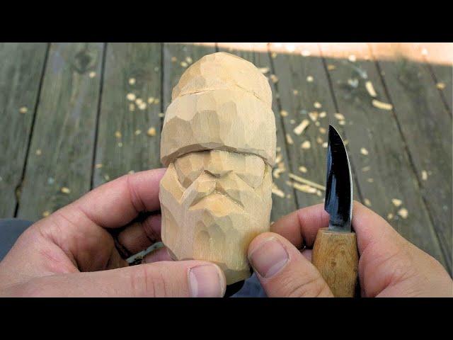 Super EASY Sailor Woodcarving Tutorial for Beginners