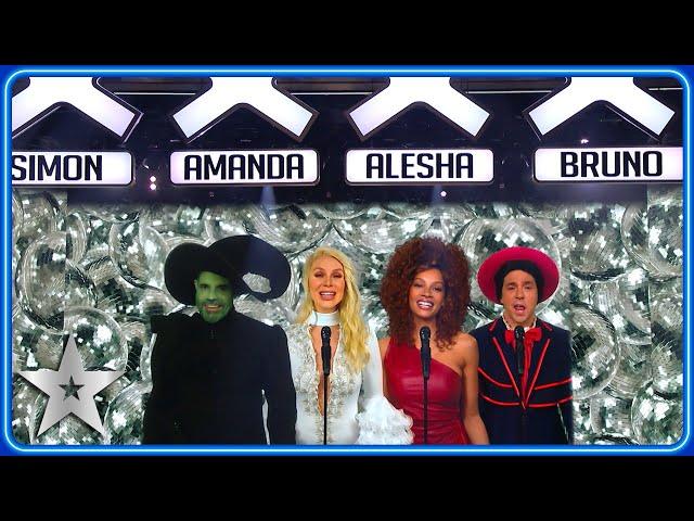 Rask AI turn Simon Cowell into ELPHABA from WICKED! | Semi-Finals | BGT 2024