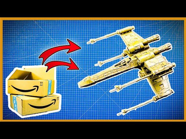 How to make a x wing out of cardboard | Star Wars Props S1 • E2
