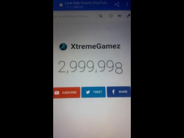 XtremeGamez hits 3 million subscribers!