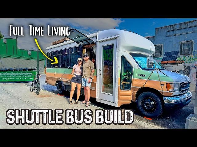 FULL-Timers Superb Cottage Style Shuttle Bus Camper Conversion - Full Tour