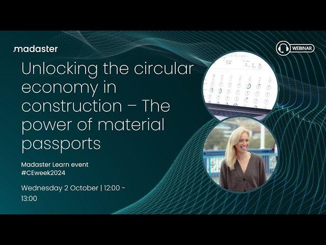 Unlocking the Circular Economy in Construction - The Power of Material Passports