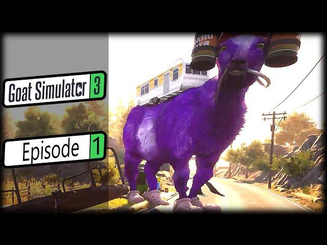 WIR SPIELEN ZUM ERSTEN MAL GOAT SIMULATOR 3 || GOAT SIMULATOR 3 || Part 1 || Let's Play Deutsch