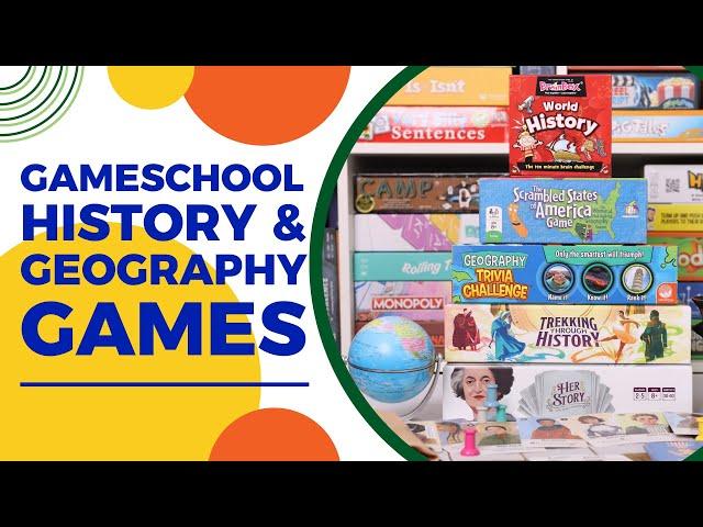 Gameschooling History & Geography | History & Geography Games for Your Homeschool